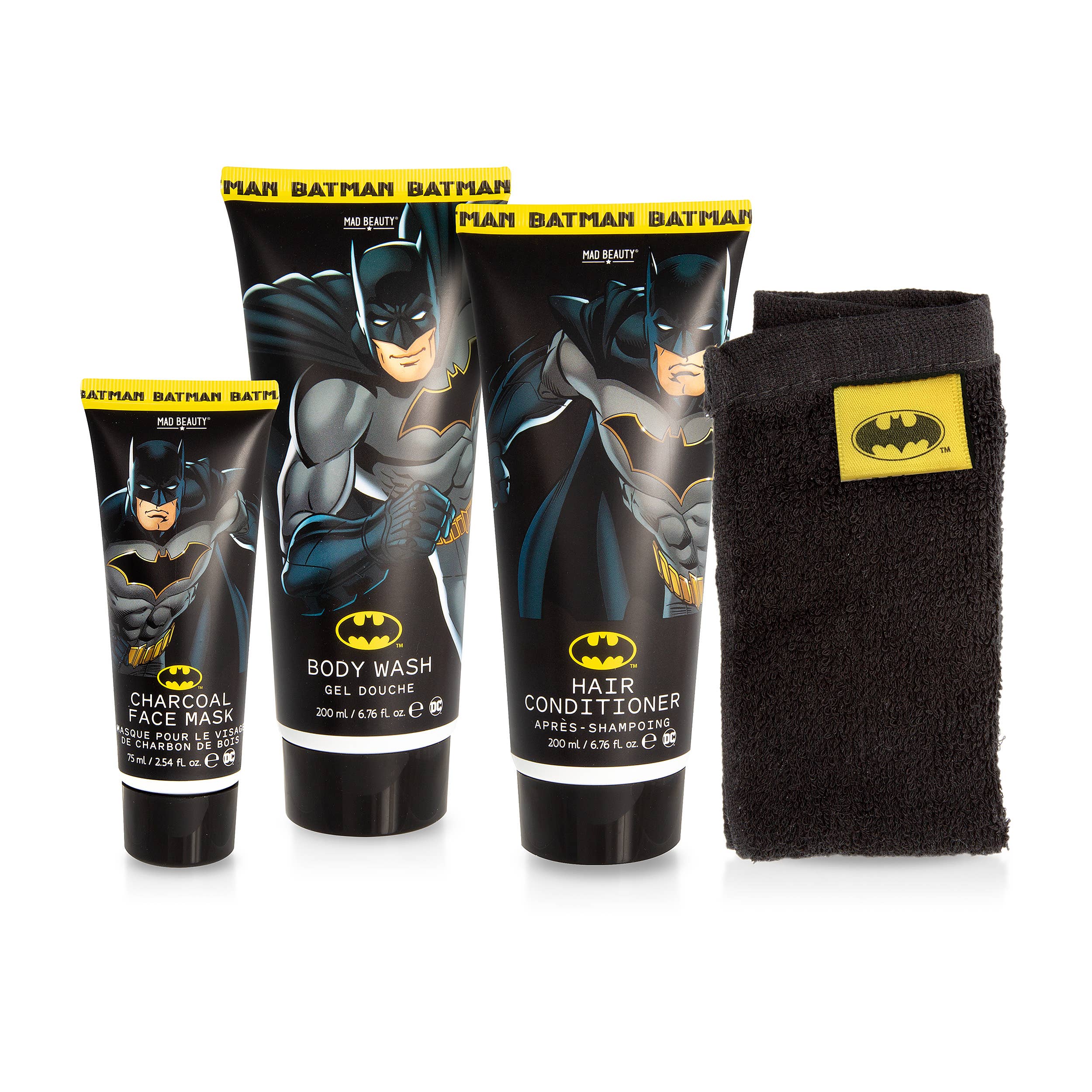 Mad Beauty - Wholesale Set met bad- en lichaamsproducten - Mad Beauty Warners Batman Gotham City Skyline cadeauset2