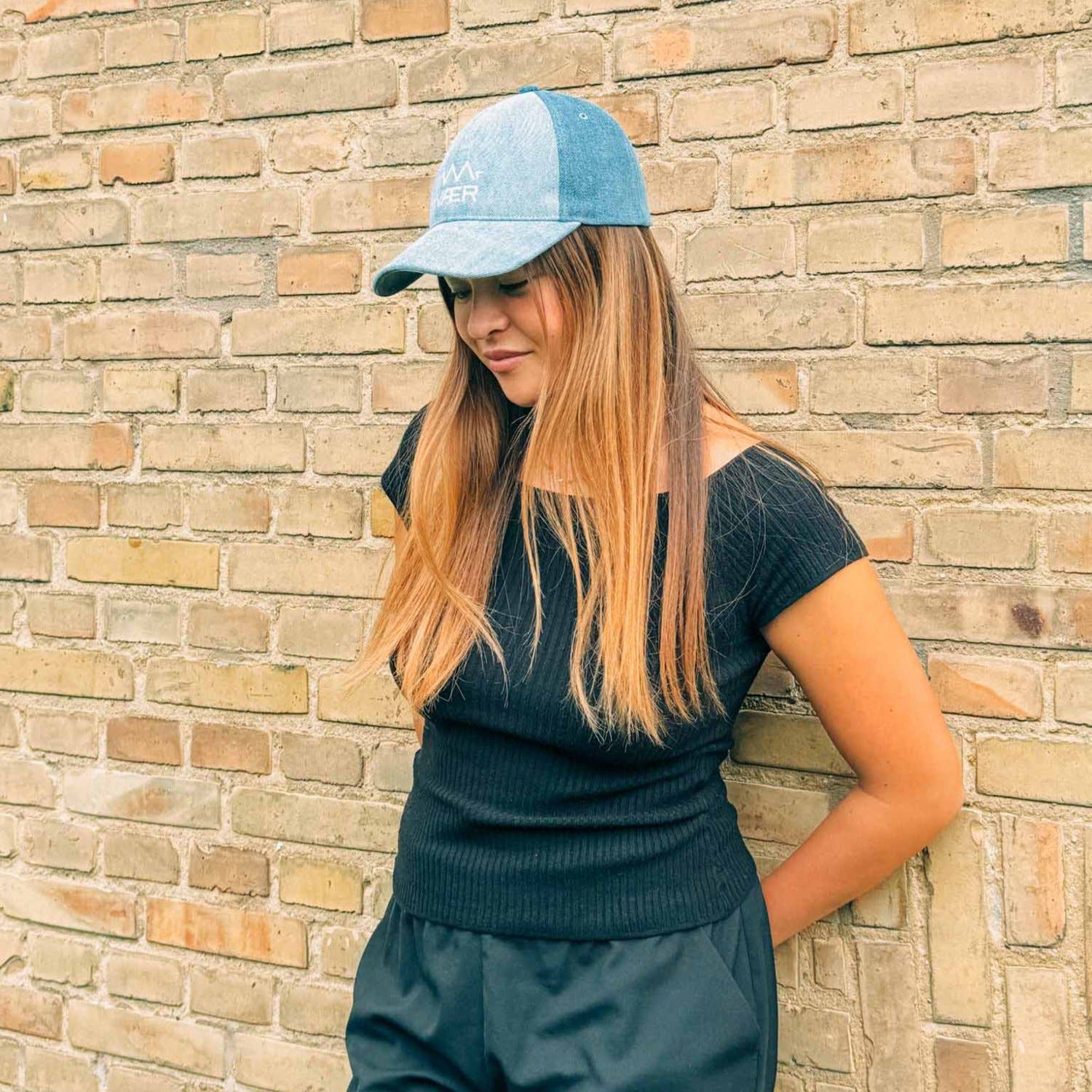 VAER - Wholesale Baseball Cap - Unisex - Denim Whirl Sustainable Cap — Upcycled2