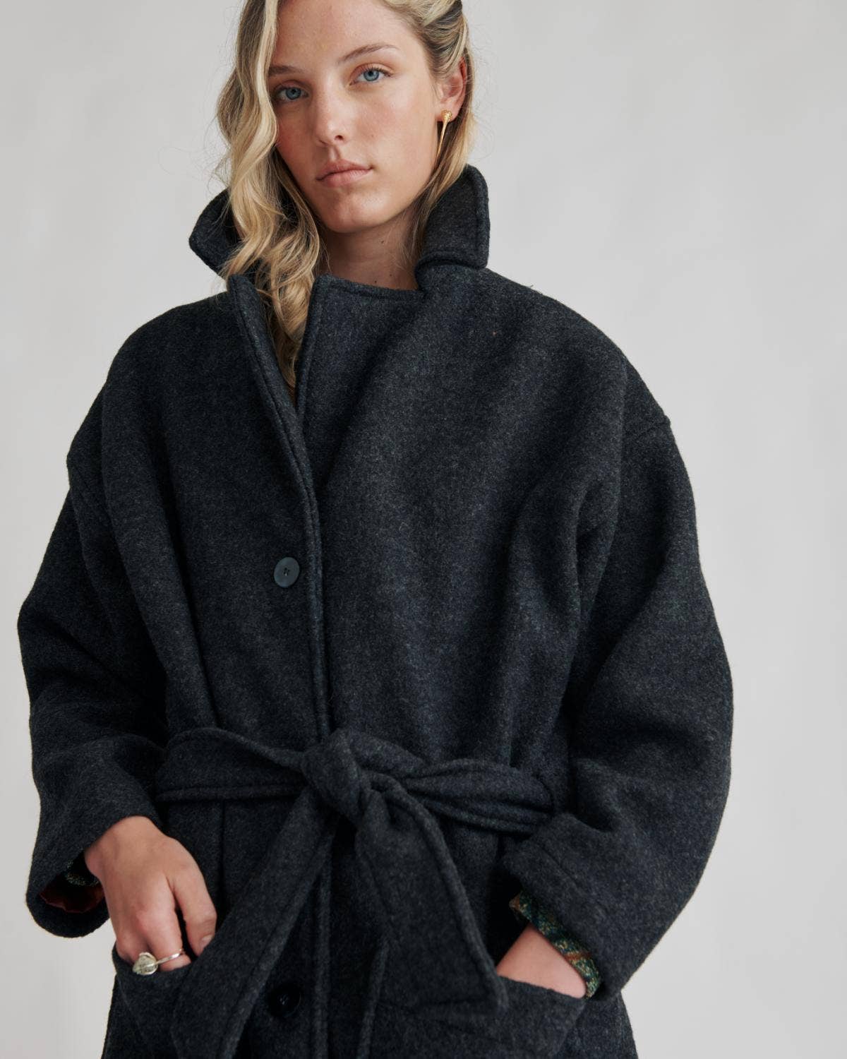 Malahierba - Wholesale Coat - Women's - Lance Coat. Felted wool coat (100%)0