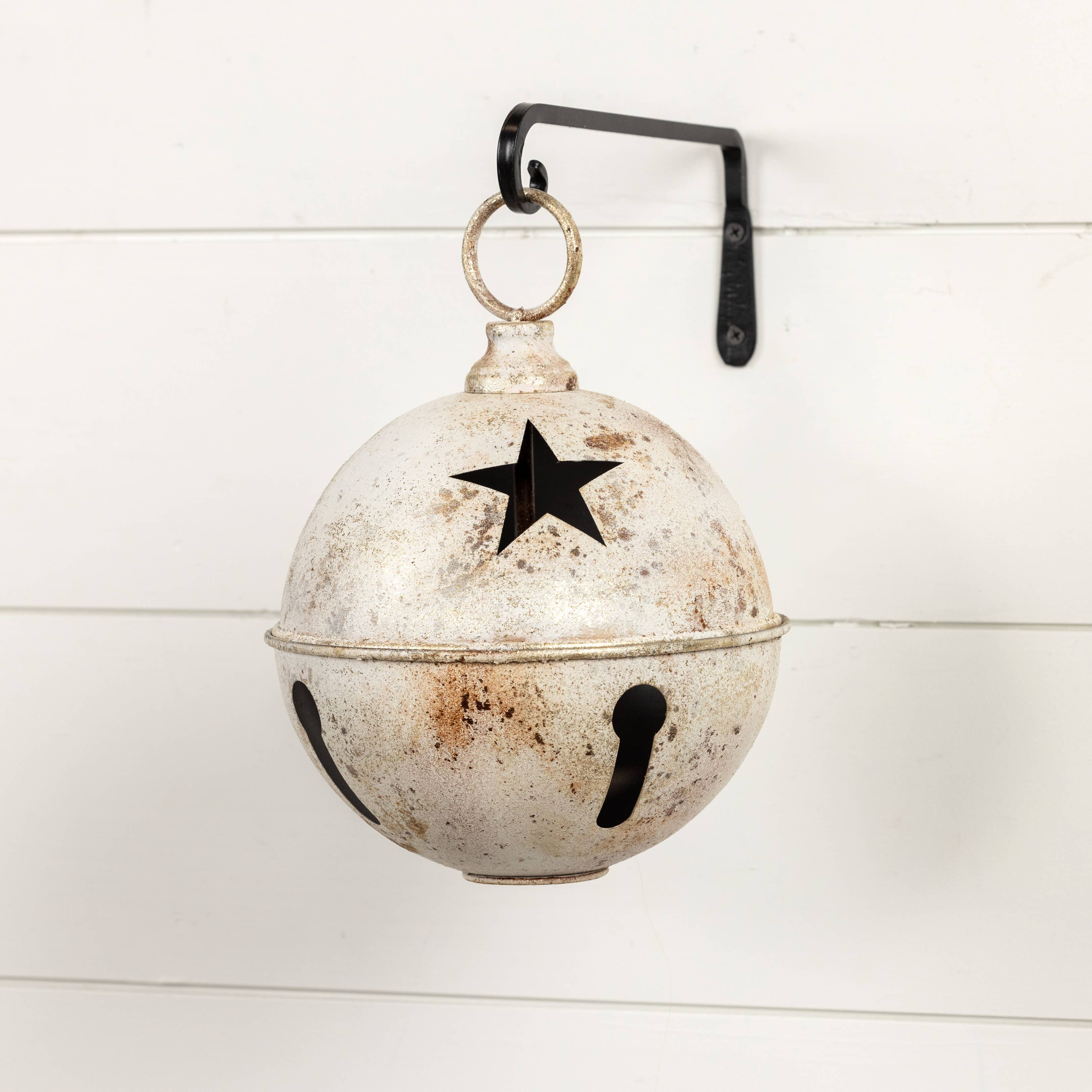 Ragon House - Wholesale Bell - 8.5" WHITE STAR SLEIGH BELL4