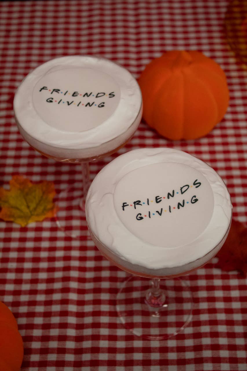 Ninalem's Party - Wholesale Cocktail/Liquor Glass - Friendsgiving Edible Cocktail Drink Topper 3