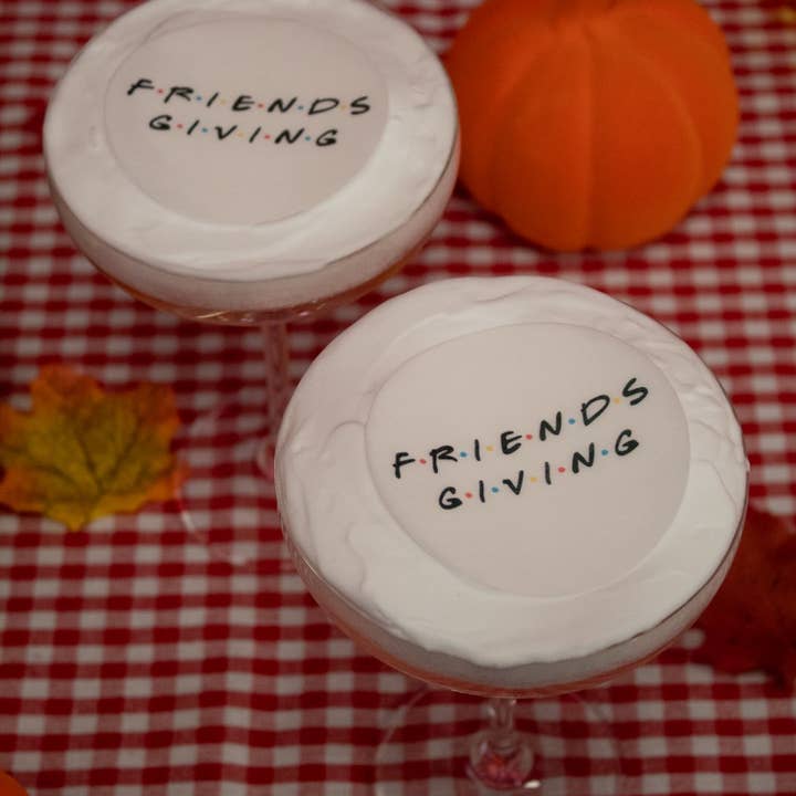 Ninalem's Party - Wholesale Cocktail/Liquor Glass - Friendsgiving Edible Cocktail Drink Topper 3