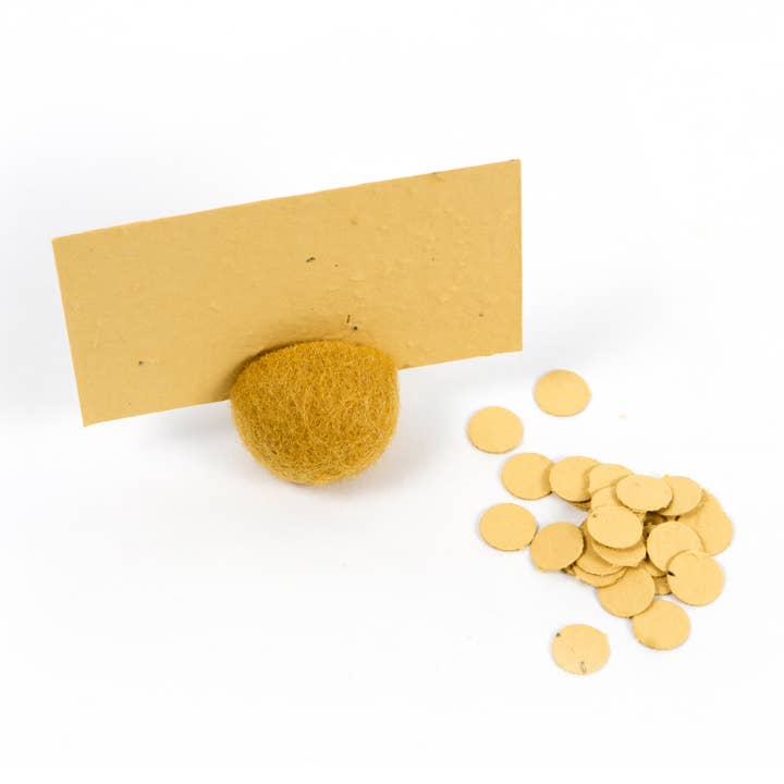 Carta di Semi di Fiori Selvatici - Giallo Senape per la vendita all'ingrosso da parte di Studio 82°