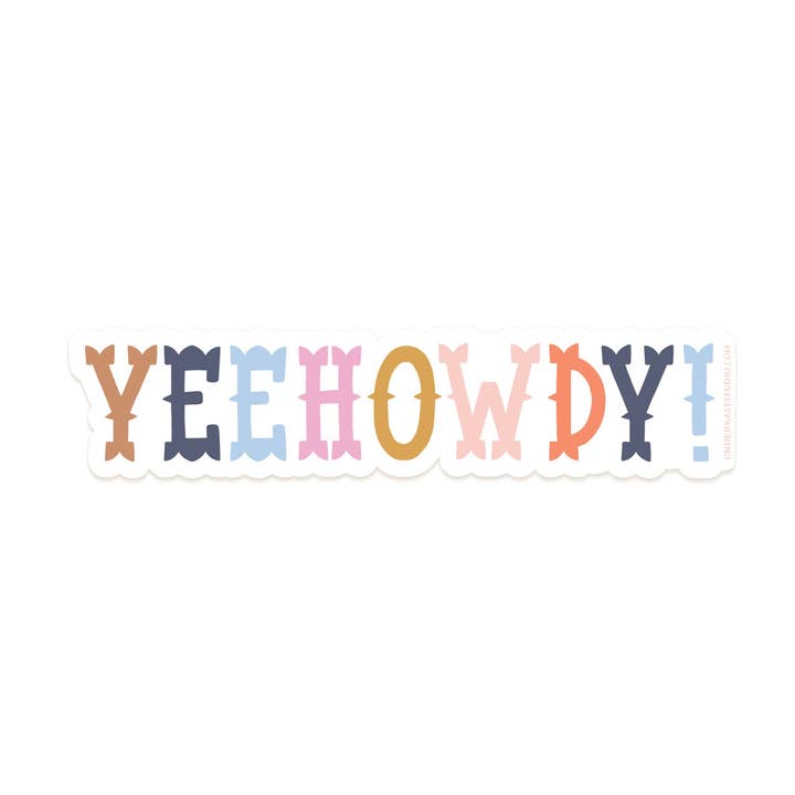 Yeehowdy! Sticker for wholesale by Easyhand Goods – formerly Onderkast