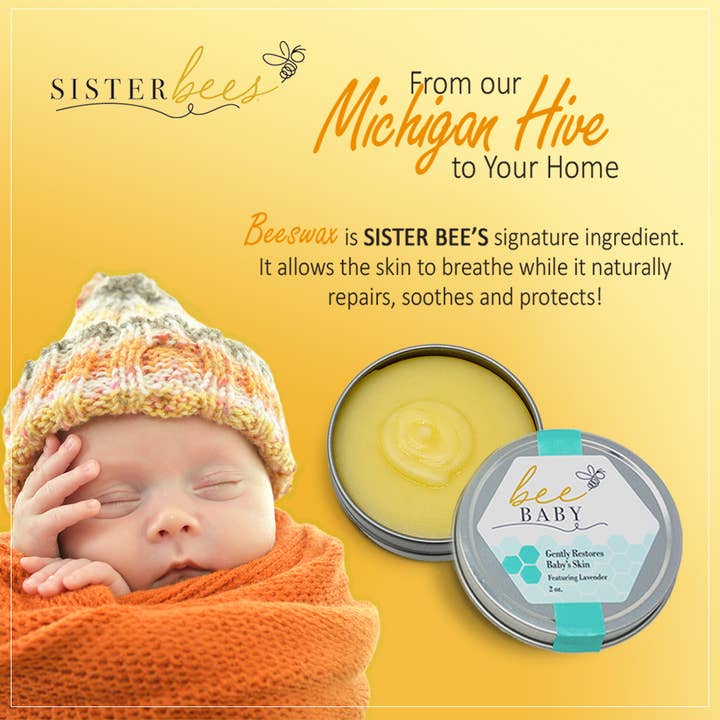 Sister Bees LLC - Wholesale Body balm/butter - Baby - Bee Baby Balsem4