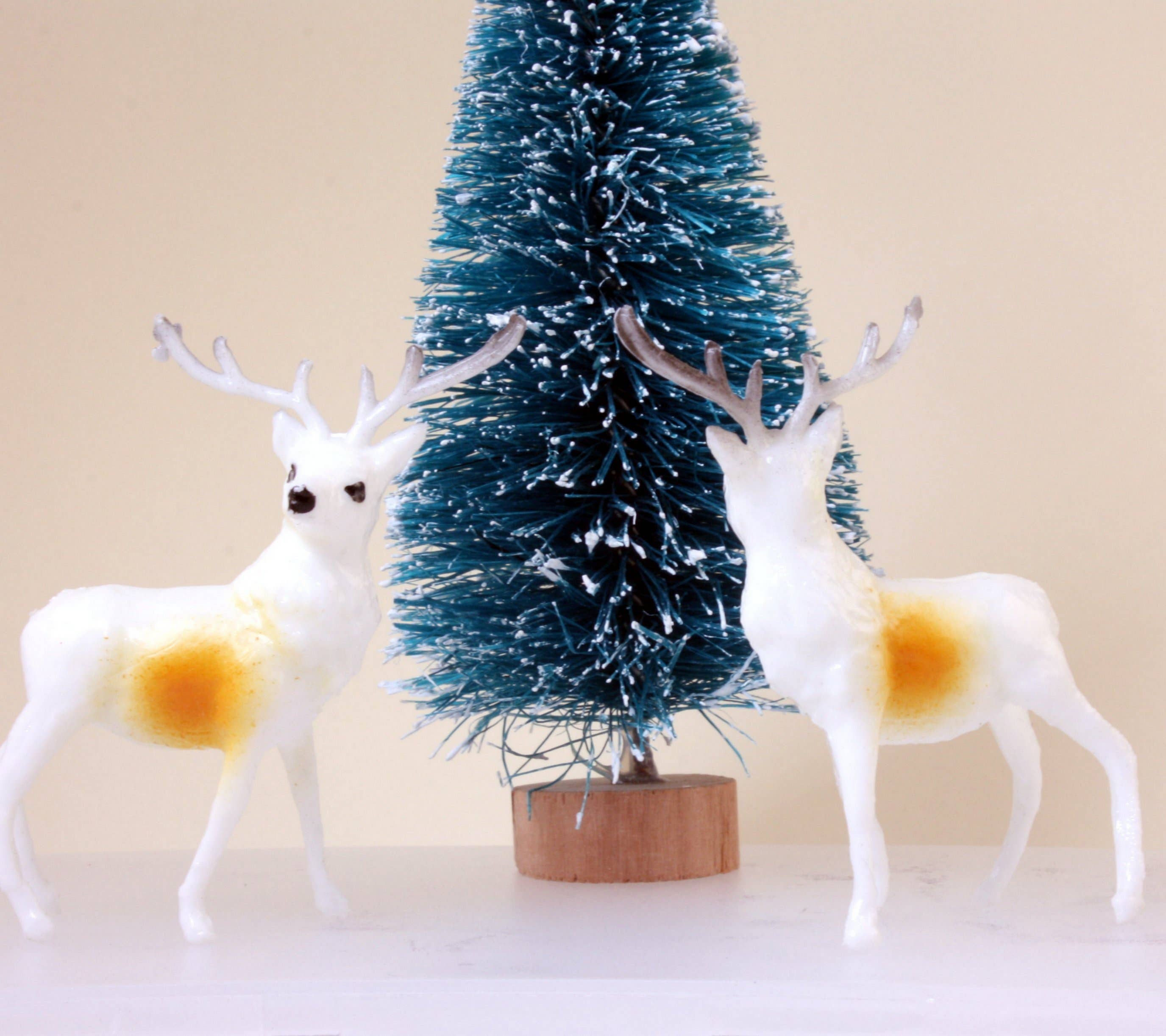   Retro Style 1.5" Reindeer Decorative Figurine, 1960s for wholesale on Faire5