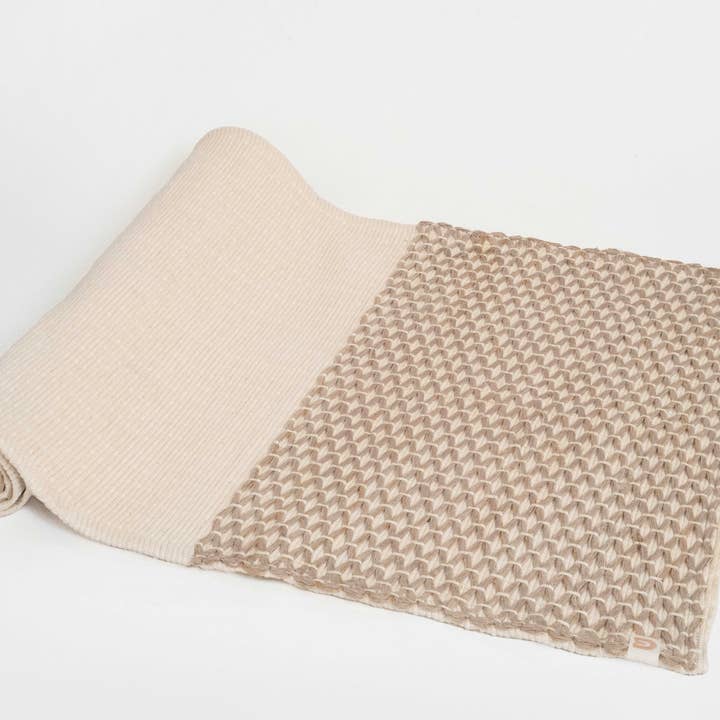 Öko Living - Wholesale Yoga Mat - Diamond Yoga Mat - Clay & Cream 7mm
