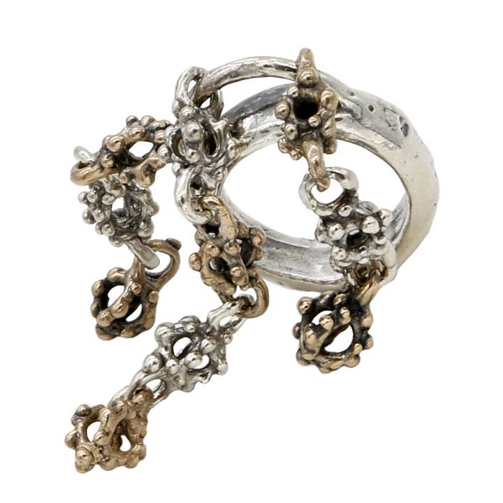 Mandile Gioielli - Wholesale Cocktail/Statement Ring - 925 Silver and Bronze Ring (AR084)2