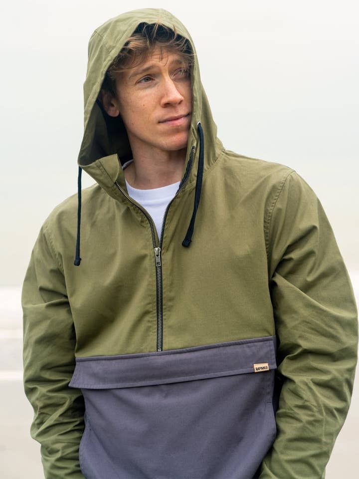 Men's Ebb Water-Repellent Smock for wholesale by Rapanui Clothing