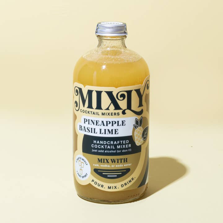 Mixly - Wholesale Cocktail Mix/Syrup - Pineapple Basil Lime Mixer