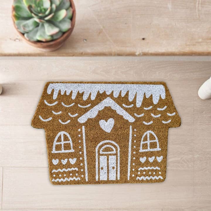 Brown House Design Door Mat, 60cm for wholesale by Gainsborough Giftware x Portland Living