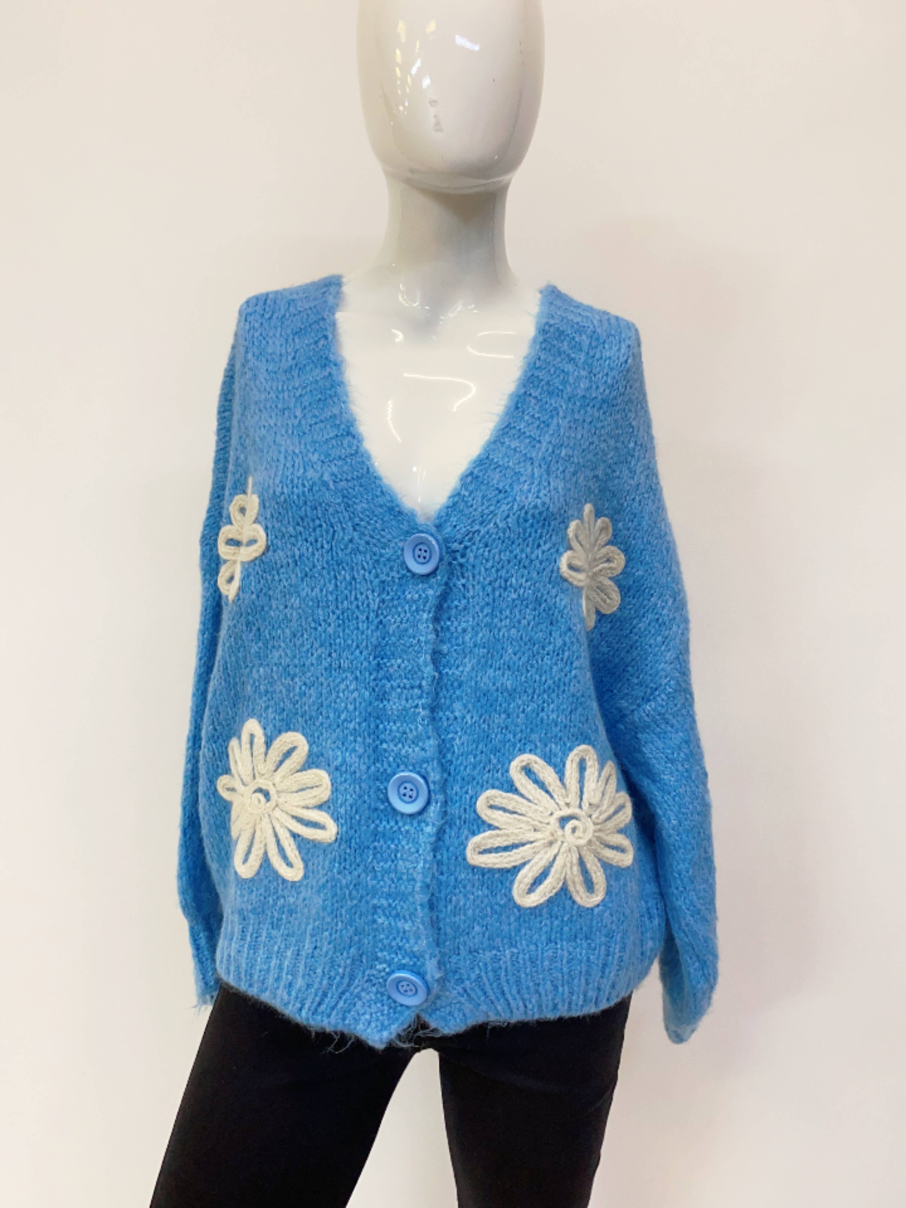 ORNELLA PARIS - Vendita all'ingrosso Cardigan - Donna - Cardigan ricamato LEL-G307792