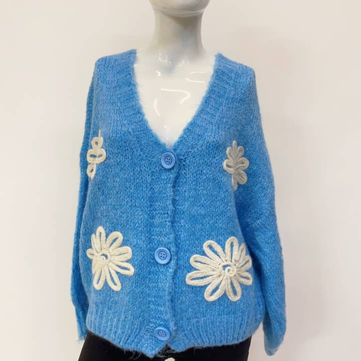 ORNELLA PARIS - Vendita all'ingrosso Cardigan - Donna - Cardigan ricamato LEL-G307792