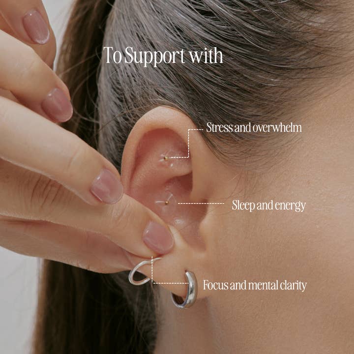 Muihood - Wholesale Acupuncture Supplies - 24K Gold Plated Ear Seed Kit1