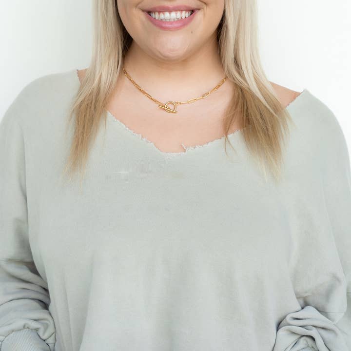 Spiffy & Splendid - Venta al por mayor Collares de cadenas y eslabones - Cadena de sujetapapeles plateada de lujo, 18 pulgadas12