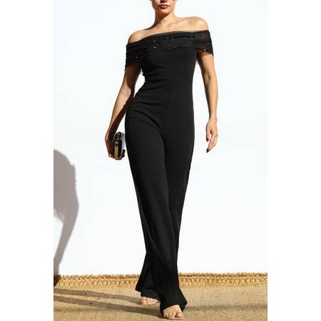 PEARL VEIL JUMPSUIT for wholesale by Esmeray Clothing