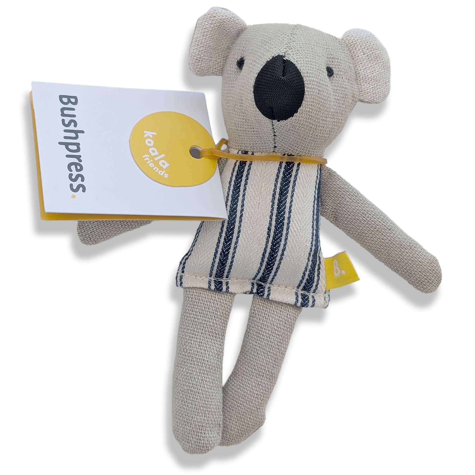 Bushpress - Wholesale Stuffed/Plush Toy - Kids & Baby - Koala friends toy, blue ticking1