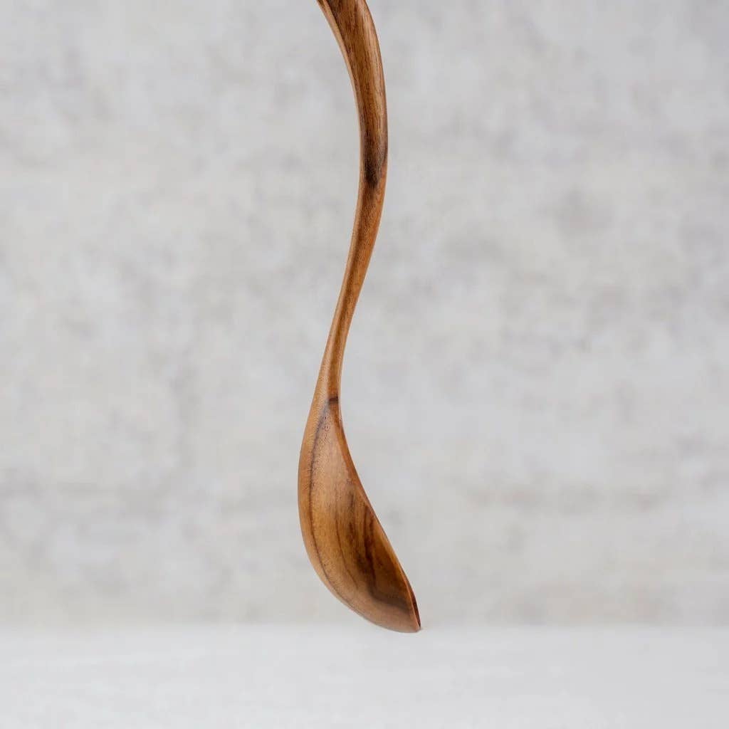 Bali Harvest - Wholesale Ladle - Teak Wooden Soup Ladle - Large Stirring Serving Ladle Spoon 2