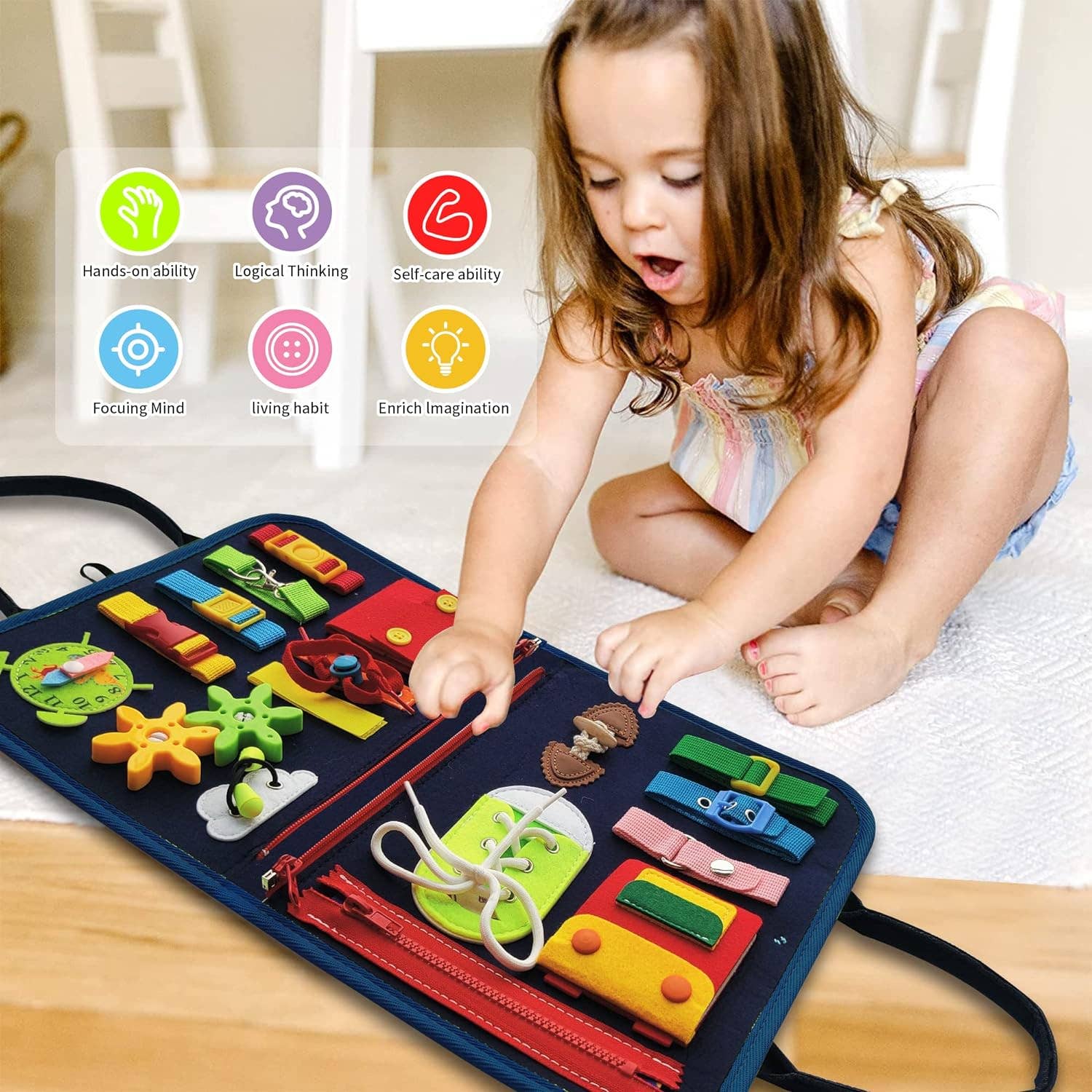 VIGOR - Wholesale Learning Cards - Kids & Baby - Educational Felt Busy Book Kids Sensory Montessori2