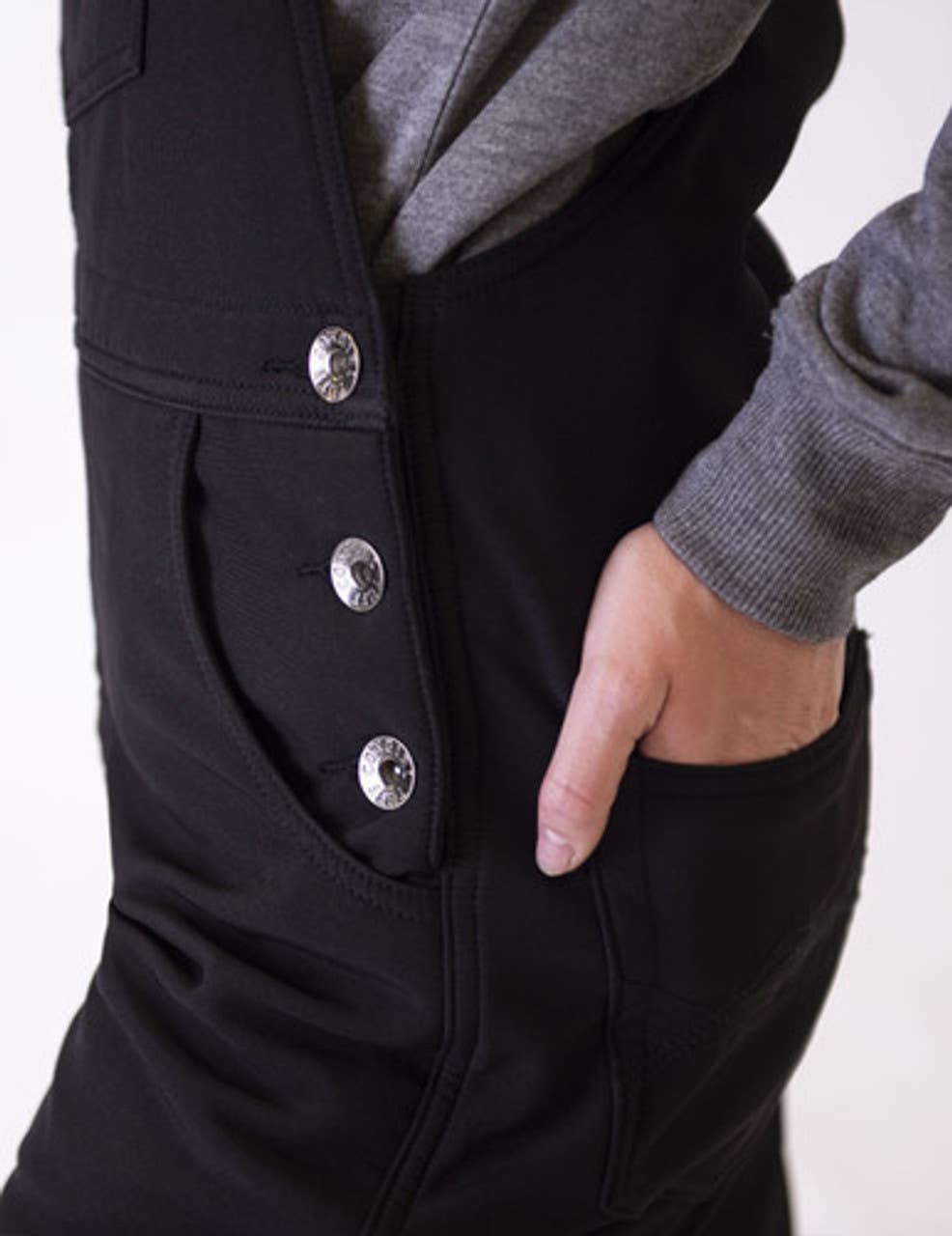 Black Work Hard Play Hard Bibs II for wholesale on Faire4