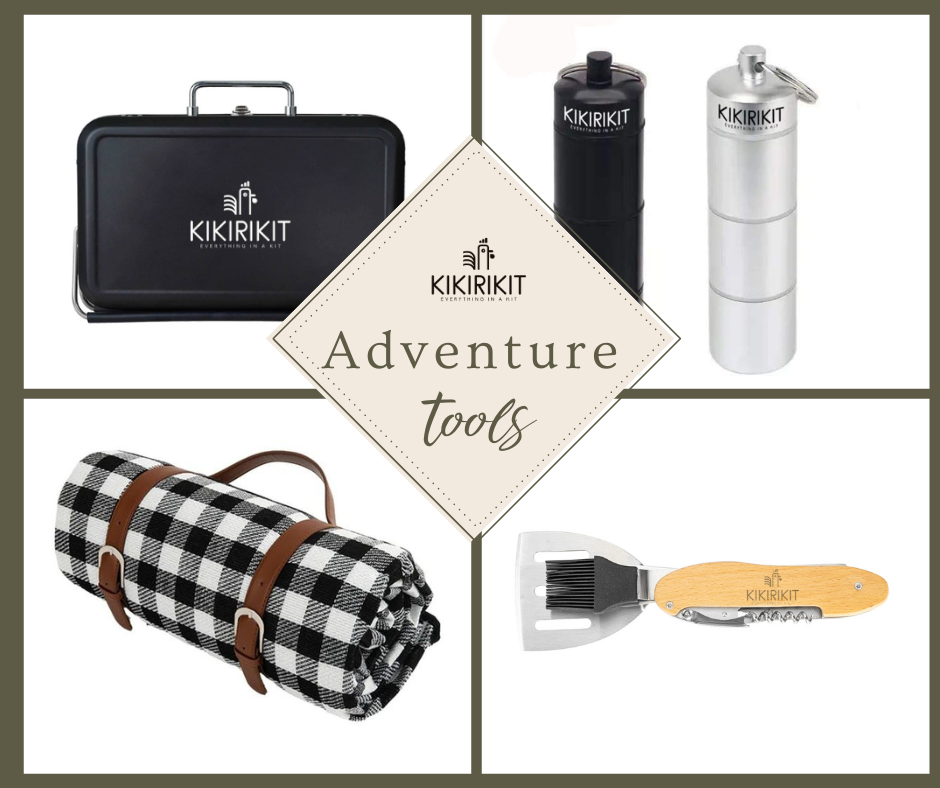 KIKIRIKIT - Wholesale Outdoor Grill Tools - Basic Kit Portable Foldable Black Charcoal Barbecue9