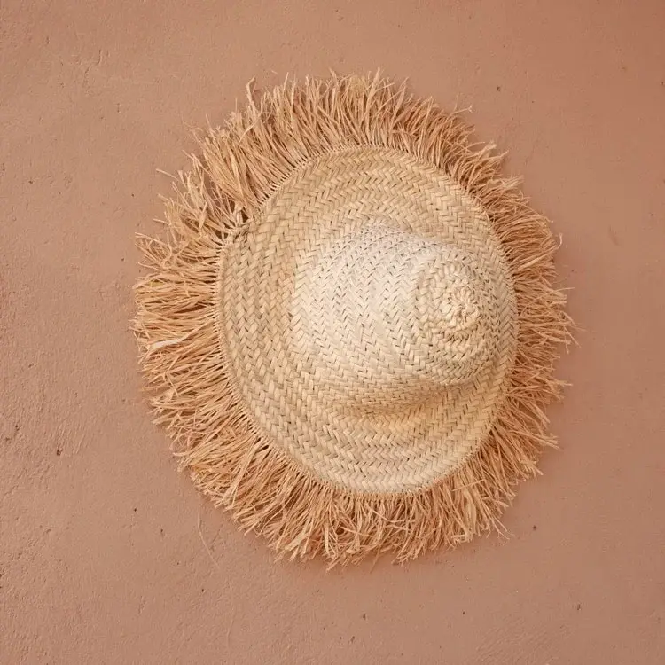 DarKech - Vendita all'ingrosso Cappello di paglia - Donna - cappelli da sole da donna, cappello da spiaggia, cappello estivo 20248