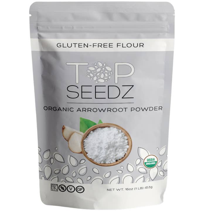 Organic Arrowroot Powder - 1 LB - 12 Per Case for wholesale by Top Seedz