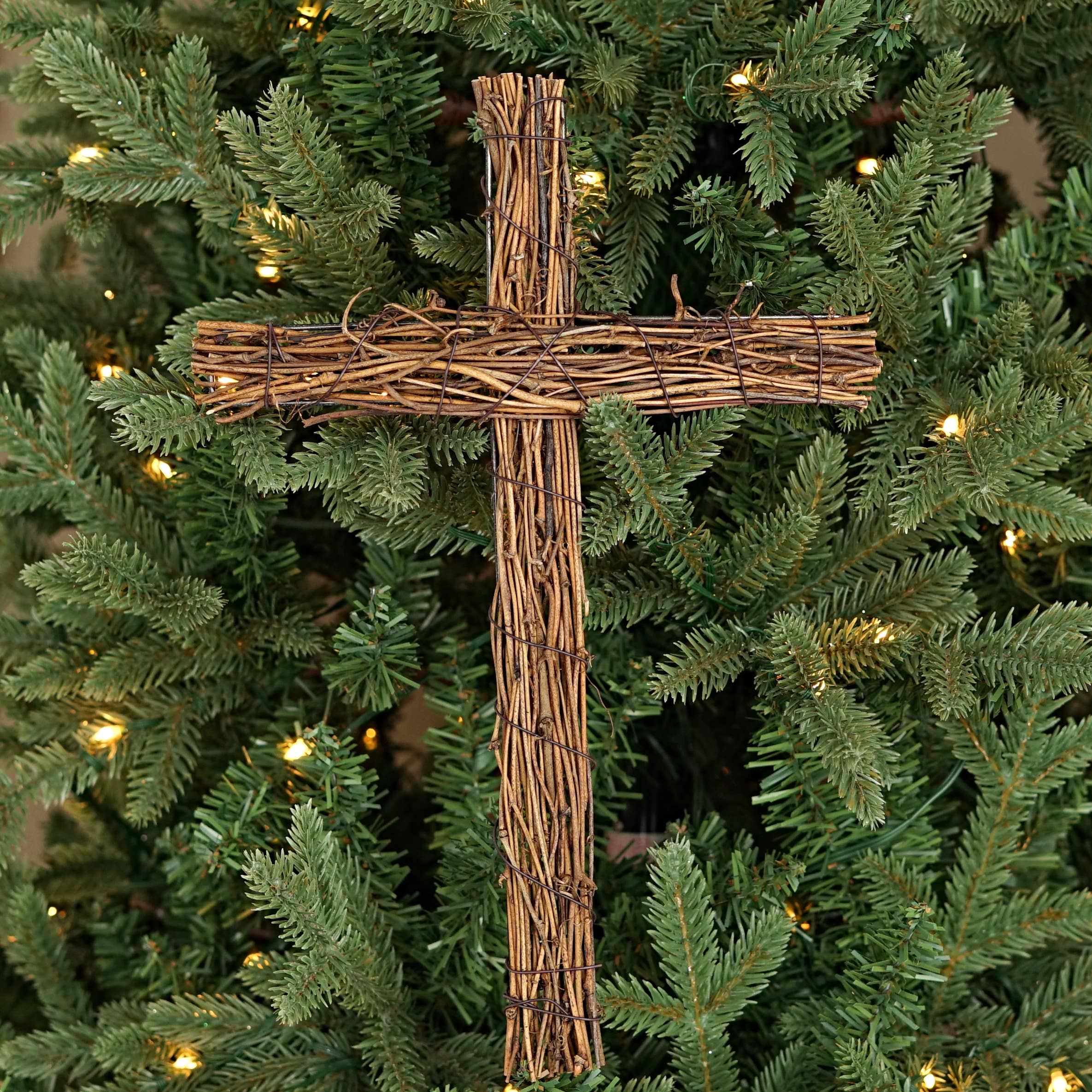 Impressive Enterprises, Inc. - Wholesale Wall Cross - 570395- Rattan Twig Cross- 12in x 8in natural5
