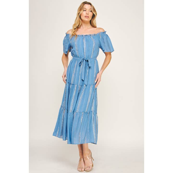 Winslow Collection - Wholesale Dress - Women's - WINSLOW GLEAM TIERED MAXI DRESS2