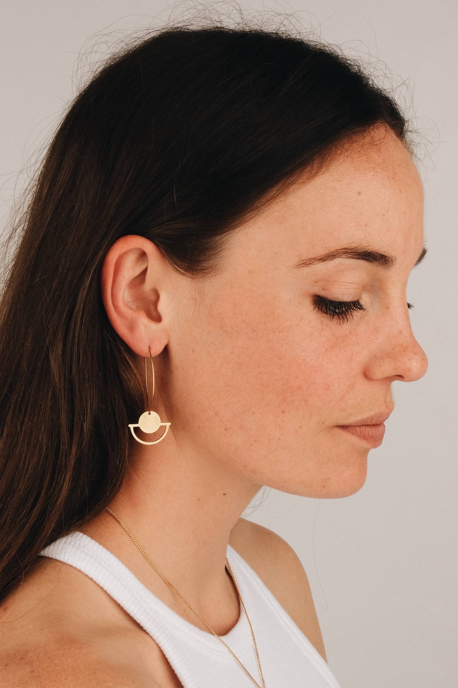 BRASSCAKE Jewelry – Großhandel Hoops – UNIVERSE LONG KREOLEN // Messing, Schmuck, Nachhaltig, Fair2