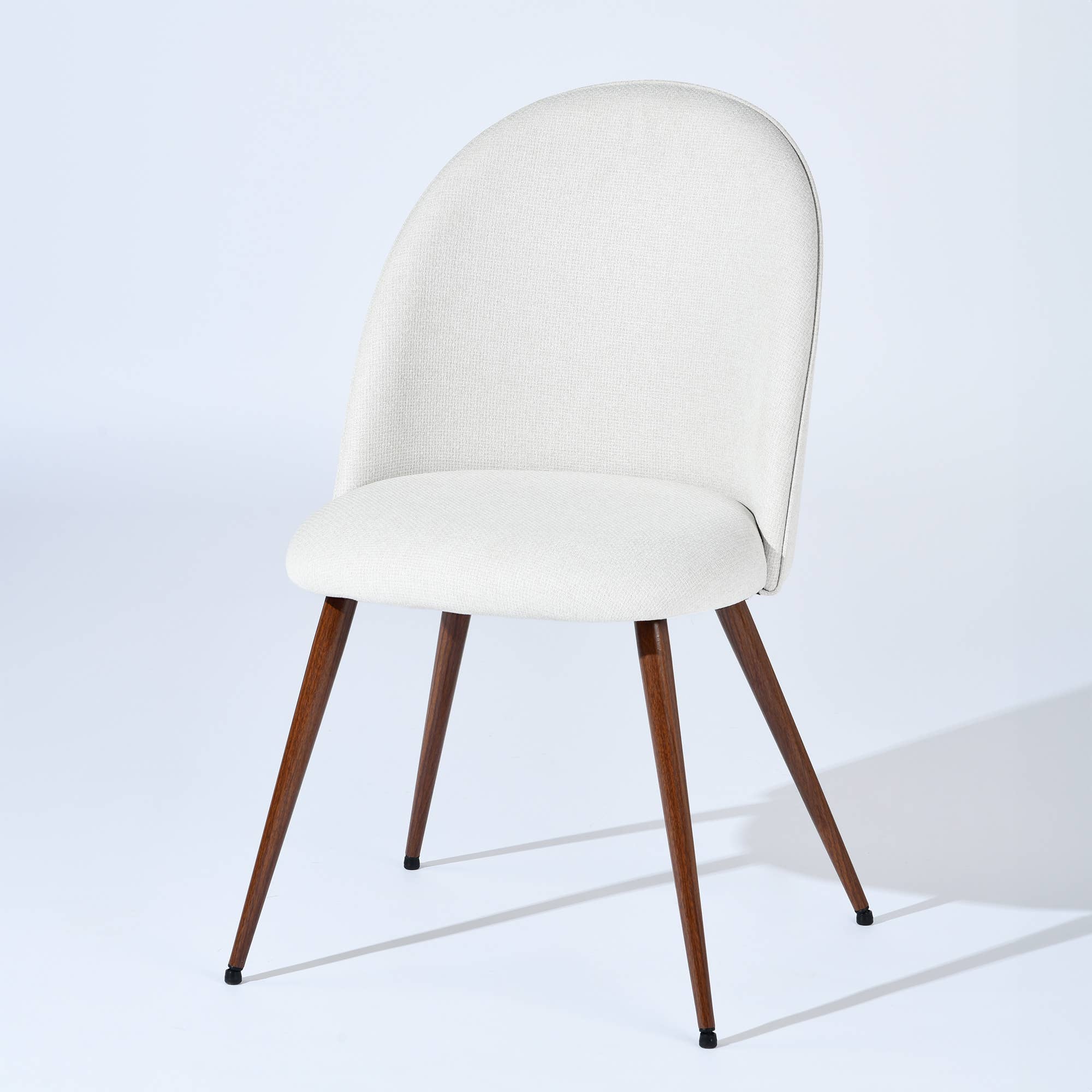 39F Inc. – Großhandel Stühle – Retro Industrieller Wildleder-Esszimmerstuhl (1 Stk.) - Metallbein7