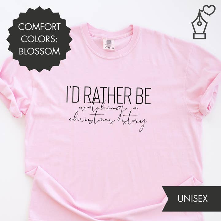 Preferirei guardare A Christmas Story maglietta per la vendita all'ingrosso da parte di KylieBeth Designs