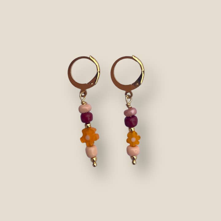 Earrings Lina gold - color for wholesale by La Eva Store