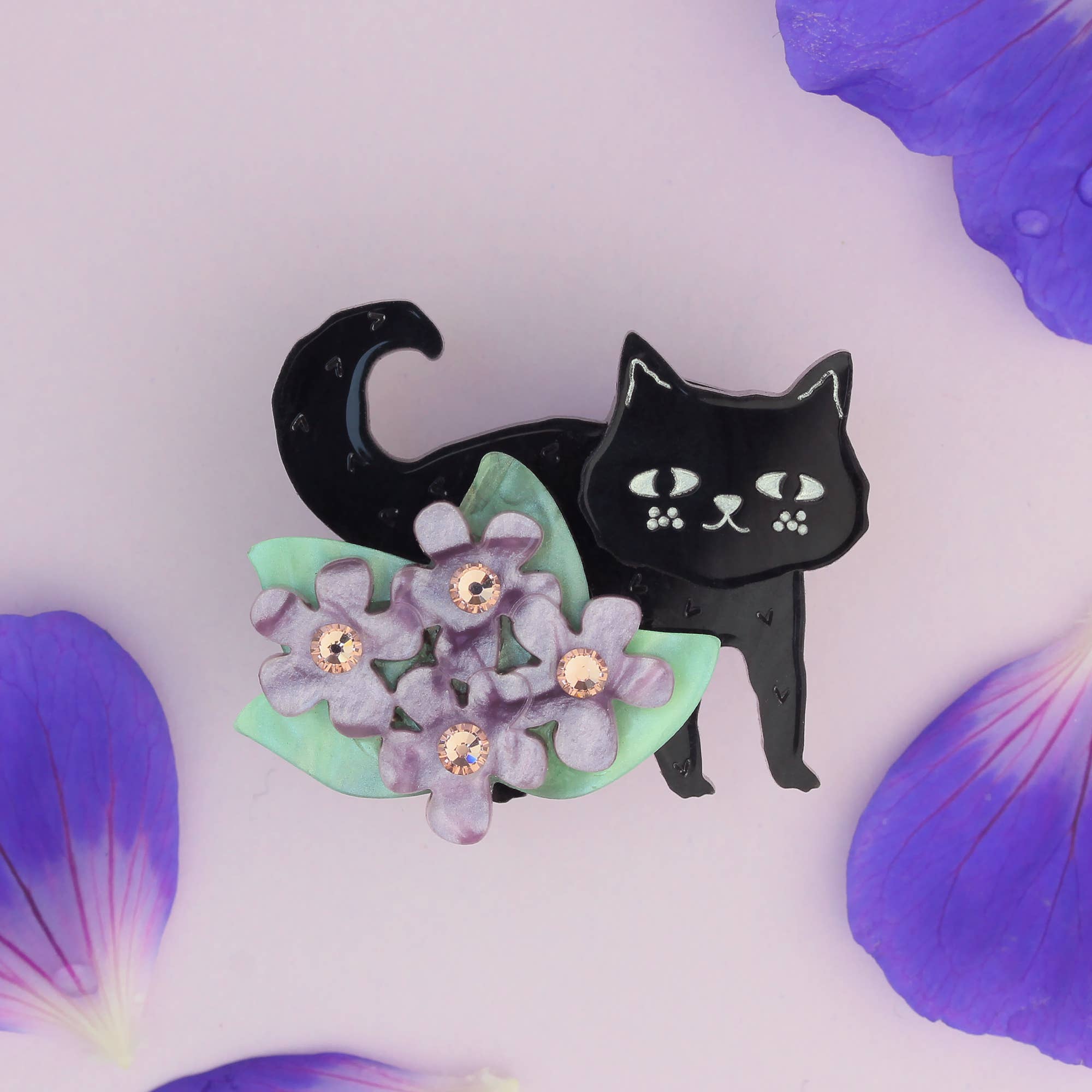 Little Moose - Wholesale Brooch - Black Cat Brooch2