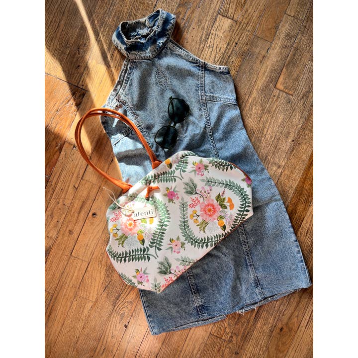 Atenti - Vente Sac à main avec poignée sur le dessus – femme - Florence Molly : sac de médecin en tapisserie moderne ; cadre à pression en métal2