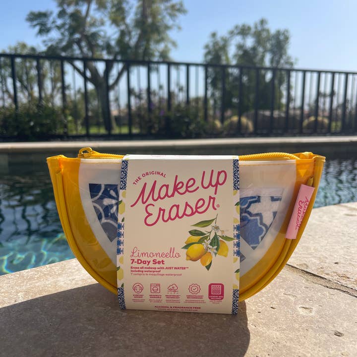 MakeUp Eraser - Wholesale Makeup Remover - Limoncello 7-Day Set & MakeUp Bag Gift Set | Summer