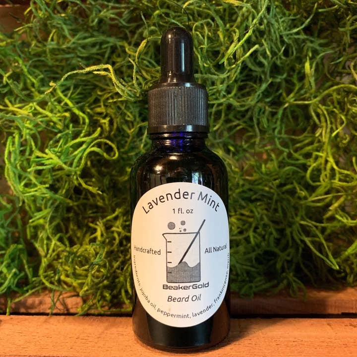 Aceite de barba lavanda menta para venta al por mayor de BeakerGold LLC