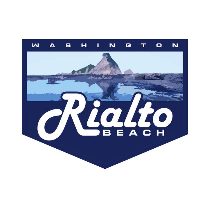 the stkr store - Wholesale Sticker - Rialto Beach Washington Sticker0