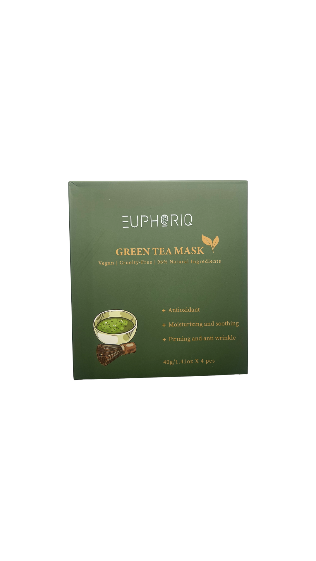 Euphoriq - Wholesale Skincare Face Mask - Green Tea Sheet Mask x45