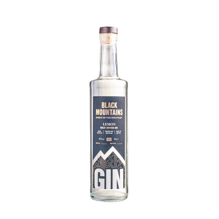 British Lemon Gin for wholesale by Black Mountains Botanicals