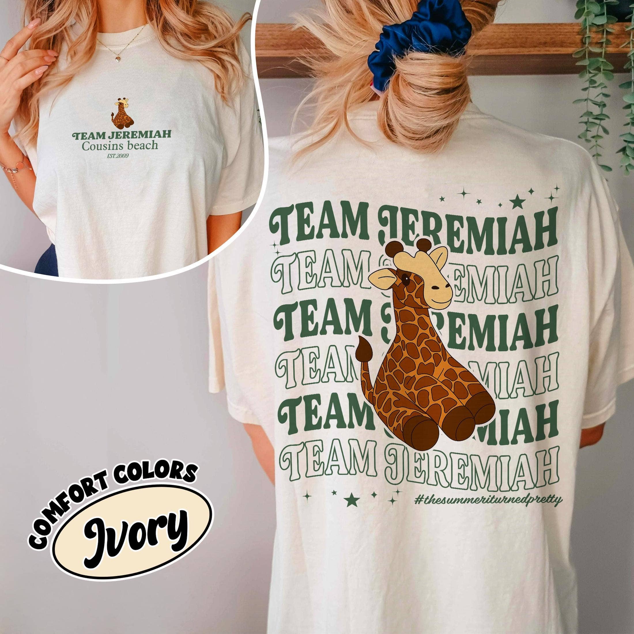 Glaime - Wholesale T-Shirt (Graphic) - Unisex - Comfort Colors Cousins Beach Shirt, Summer I Turned Pretty 4