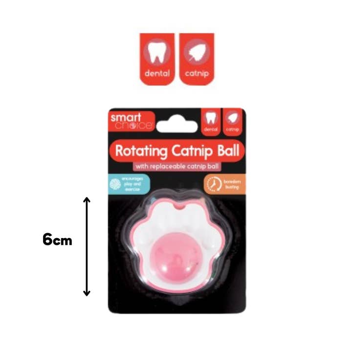 WufWuf - Wholesale Pet Toy - Cat - WufWuf & Smart Choice Catnip Roller Ball Cat Toy, 3 Pack