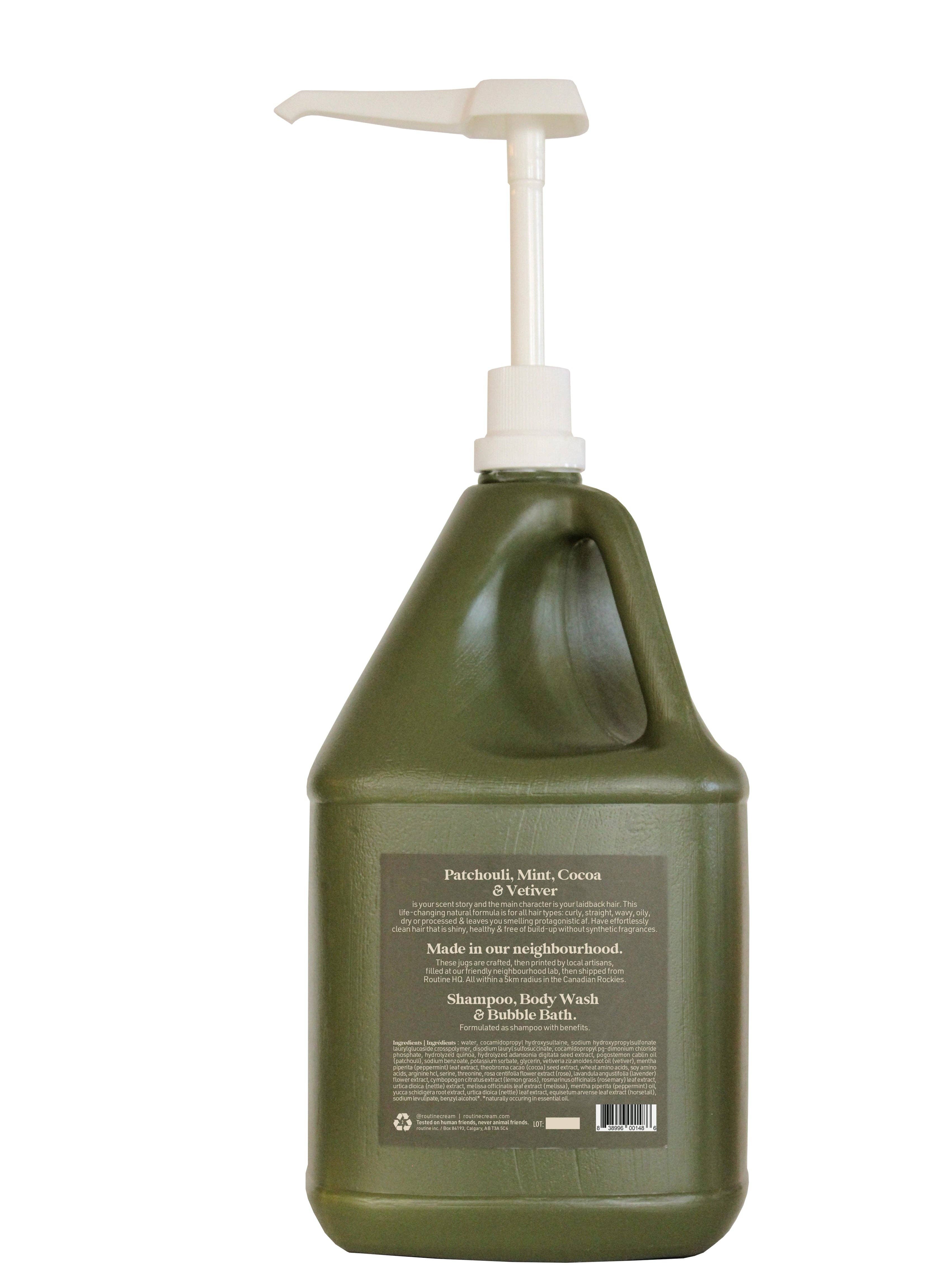 Routine - Wholesale Hair Shampoo - Dirty Hipster No.4 4L Shampoo REFILL2