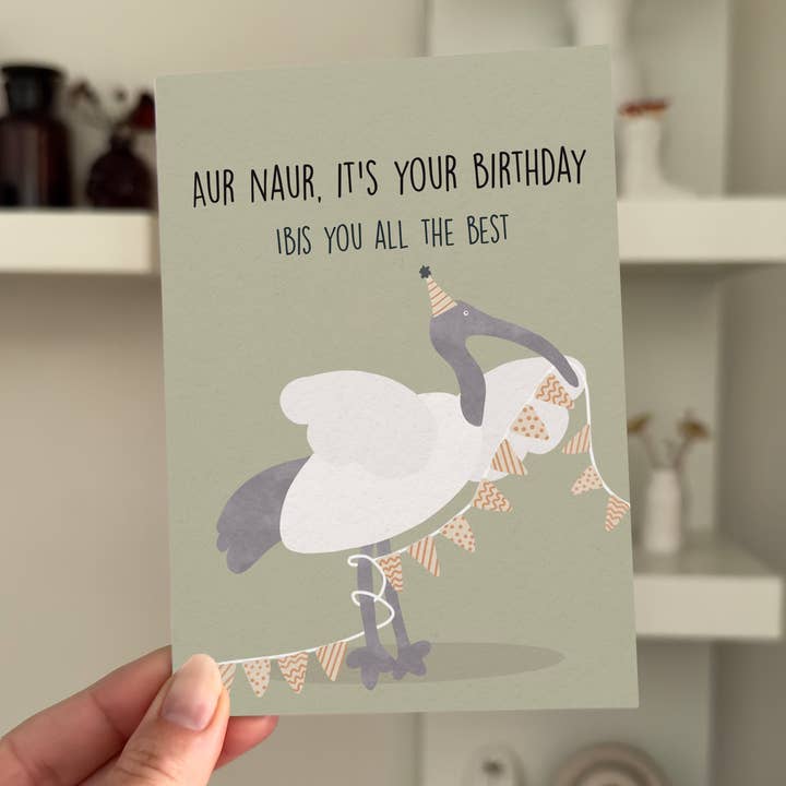 From Rosalie - Wholesale Birthday Card - Aur Naur It’s your birthday - Funny Australian Greeting Card1