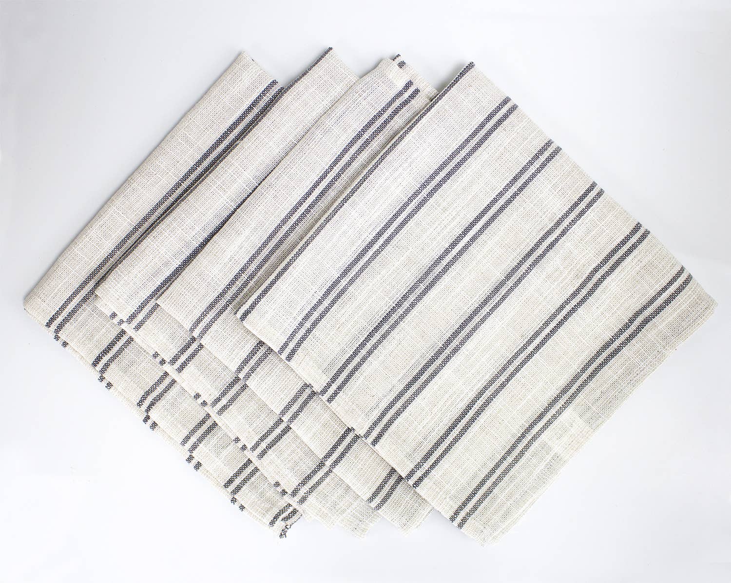 Fennco Styles – Guardanapo e pano de jantar por atacado – Guardanapo de jantar em pano de linho às riscas moderno1