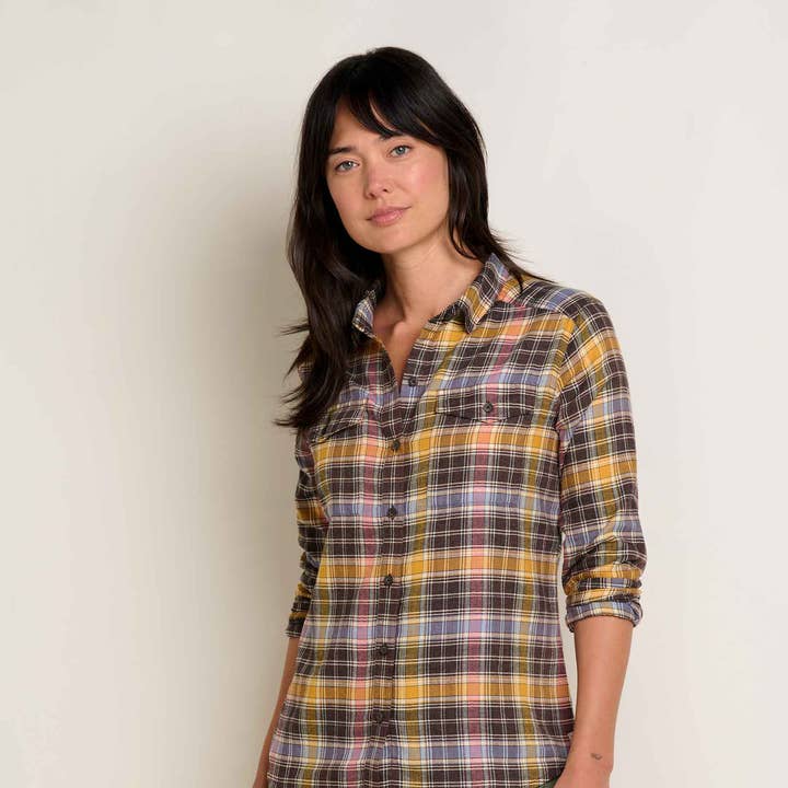 Re-Form Flannel Long Sleeve Shirt F25 for wholesale by Toad&Co