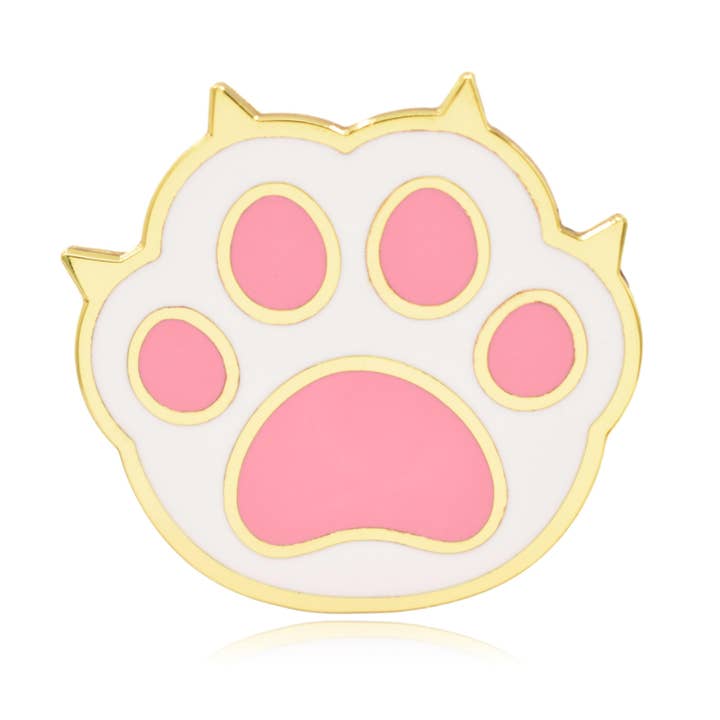 Clayton Jewelry Labs - Vendita all'ingrosso Spilla da bavero - Spilla smaltata dura con stampa di zampe di gatto8