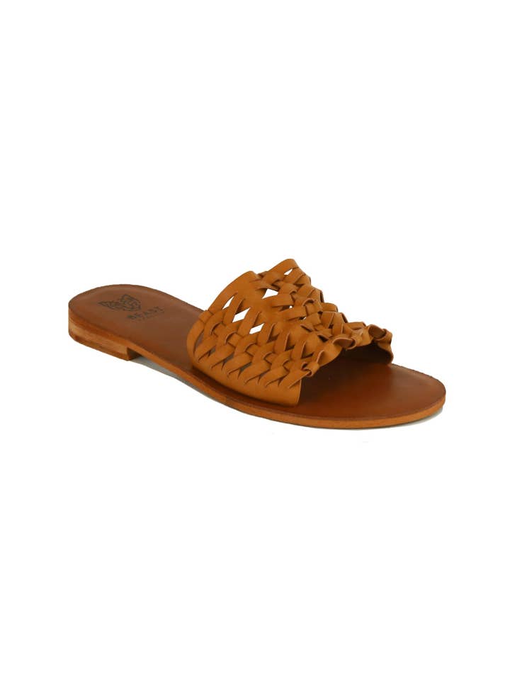 BEAST FASHION - Wholesale Sandals - Women's - ADELINE-02 Woven Strap Slide Sandals