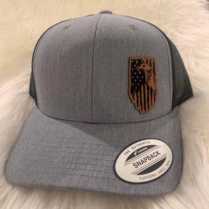 Richardson 112 - Eagle/Flag - Leatherette Patch for wholesale by MLB Customs - MyLittleBlessing,LLC