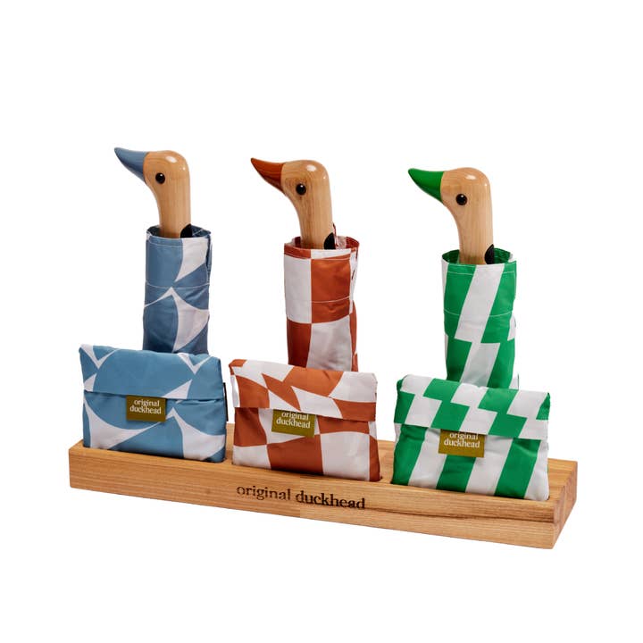 Original Duckhead USA - Wholesale Umbrella - Unisex - NEW! Multipack - Kelly/Denim/Peanut Duck Umbrellas - 6 pcs